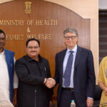 Bill Gates, Founder of the Bill and Melinda Gates Foundation, Meets The Honourable JP Nadda